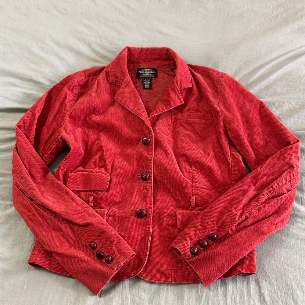 Vintage Ralph Lauren Polo Jeans Co. Red Jacket